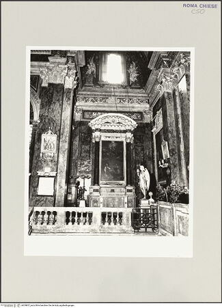 Vorderseite von Sopr. BAS ROMA [https://www.deutsche-digitale-bibliothek.de/content/lizenzen/rv-ez/] San Silvestro in Capitelinker Querhausarm - Gesamtansicht, bh539857_recto. Foto.