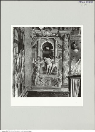 Vorderseite von Sopr. BAS ROMA [https://www.deutsche-digitale-bibliothek.de/content/lizenzen/rv-ez/] Freskenzyklus zur Passion ChristiGeißelung Christi - , bh540595_recto. Foto.