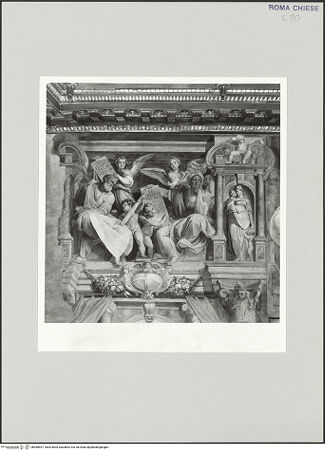 Vorderseite von Sopr. BAS ROMA [https://www.deutsche-digitale-bibliothek.de/content/lizenzen/rv-ez/] Freskenzyklus zur Passion ChristiProphet und Sibylle - , bh540597_recto. Foto.