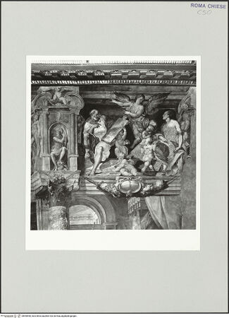 Vorderseite von Sopr. BAS ROMA [https://www.deutsche-digitale-bibliothek.de/content/lizenzen/rv-ez/] Freskenzyklus zur Passion ChristiProphet und Sibylle - , bh540598_recto. Foto.