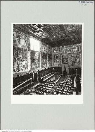 Vorderseite von Sopr. BAS ROMA [https://www.deutsche-digitale-bibliothek.de/content/lizenzen/rv-ez/] Freskenzyklus zur Passion Christi - Eingangswand und rechte Längswand, bh540648_recto. Foto.