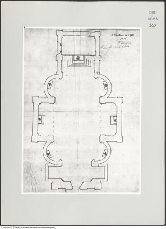 Vorderseite von Bösel, Richard [https://www.deutsche-digitale-bibliothek.de/content/lizenzen/rv-ez/] Grundriss von San Martino in Asti - , bh541320_recto. Foto.
