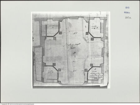 Vorderseite von Bösel, Richard [https://www.deutsche-digitale-bibliothek.de/content/lizenzen/rv-ez/] Grundriss von San Paolo in Genua - , bh541323_recto. Foto.