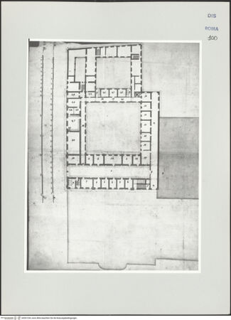 Vorderseite von Bösel, Richard [https://www.deutsche-digitale-bibliothek.de/content/lizenzen/rv-ez/] Grundriss des Kollegs von Monza - , bh541334_recto. Foto.