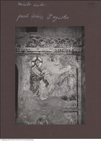 Vorderseite von Bibliotheca Hertziana [https://www.deutsche-digitale-bibliothek.de/content/lizenzen/rv-fz/] Szenen aus dem Neuen Testament und ProphetenNordwand: Szenen aus dem Leben Christi und ProphetenOberes Register: Szenen aus der Kindheit Jesu bis zu den VersuchungenDrei Versuchungen Jesu - Dritte Versuchung, Gesamtansicht, bh541940_recto. Foto: Sansaini, Renato.