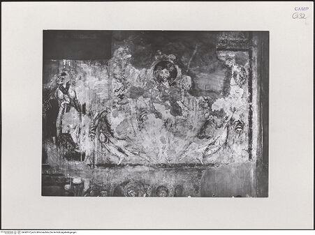 Vorderseite von unbekannt [https://www.deutsche-digitale-bibliothek.de/content/lizenzen/rv-fz/] Szenen aus dem Neuen Testament und ProphetenNordwand: Szenen aus dem Leben Christi und ProphetenUnteres Register: Passion und Erscheinungen ChristiHimmelfahrt Christi - Obere Hälfte im mittleren Register: Christus, bh543197_recto. Foto.