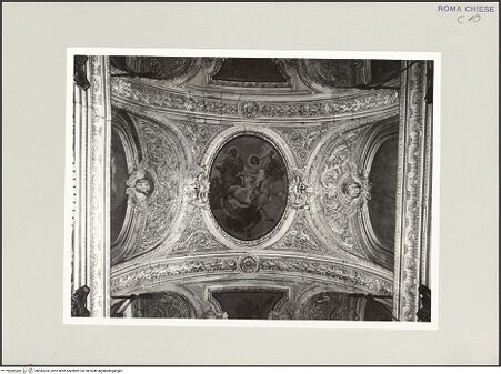 Vorderseite von Sopr. BAS ROMA [https://www.deutsche-digitale-bibliothek.de/content/lizenzen/rv-ez/] Gesù Nazareno - Decke, mittlerer Abschnitt, bh543204_recto. Foto.