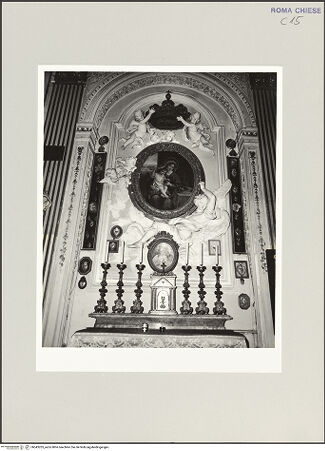 Vorderseite von Sopr. BAS ROMA [https://www.deutsche-digitale-bibliothek.de/content/lizenzen/rv-ez/] Gesù Nazareno - rechter Seitenaltar, bh543205_recto. Foto.