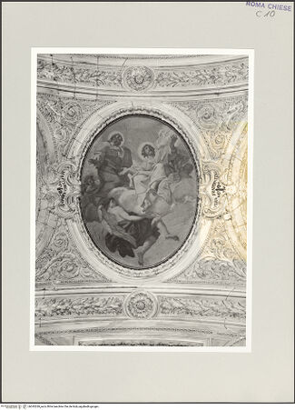 Vorderseite von Sopr. BAS ROMA [https://www.deutsche-digitale-bibliothek.de/content/lizenzen/rv-ez/] Glorie der Heiligen Cosmas und Damian - , bh543269_recto. Foto.