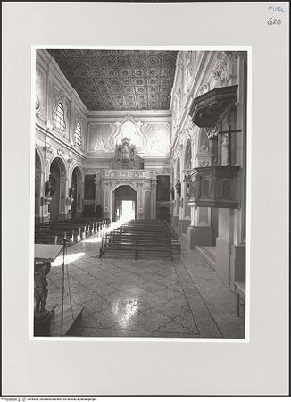 Vorderseite von Sigismondi, Roberto [https://www.deutsche-digitale-bibliothek.de/content/lizenzen/rv-fz/] San Domenico - Langhaus, Blick Richtung Eingangswand, bh544030_recto. Foto: Sigismondi, Roberto.