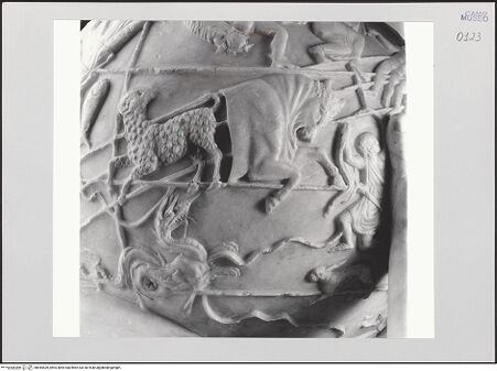 Vorderseite von Pedicini, Luciano [https://www.deutsche-digitale-bibliothek.de/content/lizenzen/rv-ez/] Atlas Farnese (Atlante Farnese) - Globus, Detail hinten, bh544539_recto. Foto: Pedicini, Luciano.