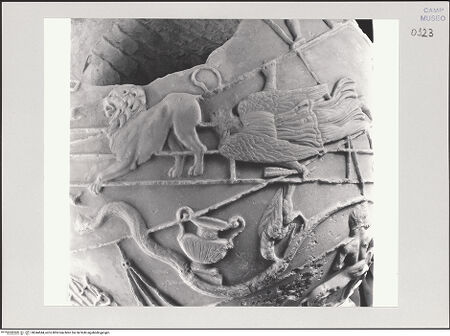 Vorderseite von Pedicini, Luciano [https://www.deutsche-digitale-bibliothek.de/content/lizenzen/rv-ez/] Atlas Farnese (Atlante Farnese) - Globus, Detail vorne, bh544544_recto. Foto: Pedicini, Luciano.