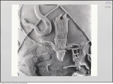 Vorderseite von Pedicini, Luciano [https://www.deutsche-digitale-bibliothek.de/content/lizenzen/rv-ez/] Atlas Farnese (Atlante Farnese) - Globus, Detail hinten, bh544551_recto. Foto: Pedicini, Luciano.