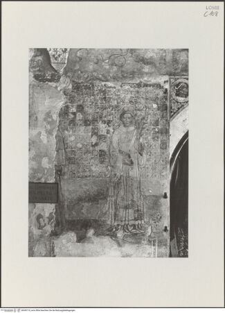 Vorderseite von ICCD [https://www.deutsche-digitale-bibliothek.de/content/lizenzen/rv-fz/] FreskenausstattungHeilige - Stephanus, bh545174_recto. Foto.