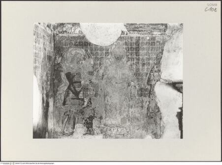 Vorderseite von ICCD [https://www.deutsche-digitale-bibliothek.de/content/lizenzen/rv-ez/] FreskenausstattungHeilige - Der Erzengel Michael und Heilige, bh545175_recto. Foto.