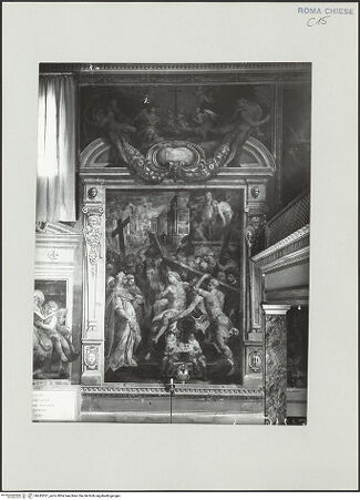 Vorderseite von ICCD [https://www.deutsche-digitale-bibliothek.de/content/lizenzen/rv-ez/] Szenen aus der Geschichte des heiligen Kreuzes und des OratoriumsDie Prüfung des heiligen Kreuzes - , bh545521_recto. Foto.