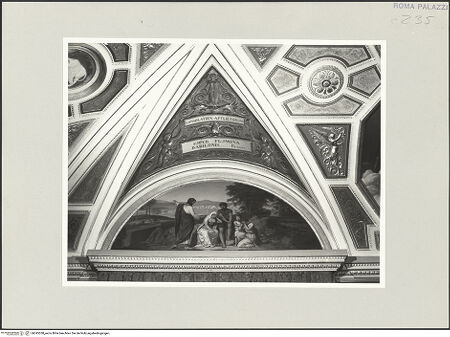 Vorderseite von Bibliotheca Hertziana [https://www.deutsche-digitale-bibliothek.de/content/lizenzen/rv-fz/] Die sieben Tugenden und die Werke der BarmherzigkeitTrauernde Trösten: An den Ufern Babylons (Psalm 173,1) - , bh545558_recto. Foto.