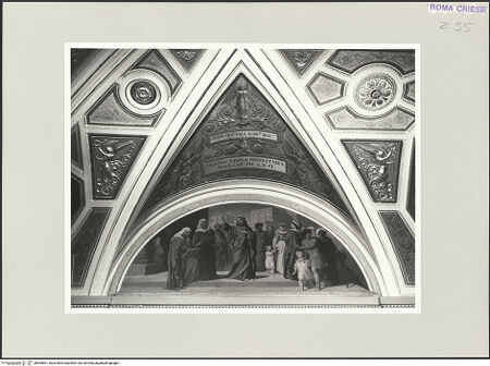 Vorderseite von Bibliotheca Hertziana [https://www.deutsche-digitale-bibliothek.de/content/lizenzen/rv-fz/] Die sieben Tugenden und die Werke der BarmherzigkeitUnwissende lehren: Jesus auf dem Laubhüttenfest (Johannes 7, 16) - , bh545561_recto. Foto.