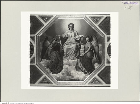 Vorderseite von Bibliotheca Hertziana [https://www.deutsche-digitale-bibliothek.de/content/lizenzen/rv-fz/] Die sieben Tugenden und die Werke der BarmherzigkeitDer Glaube - , bh545570_recto. Foto.