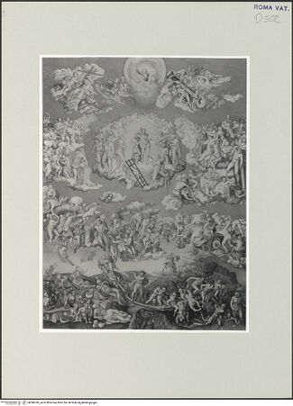Vorderseite von Casa Buonarroti [https://www.deutsche-digitale-bibliothek.de/content/lizenzen/rv-ez/] Das Jüngste Gericht (nach Michelangelo) - , bh546745_recto. Foto.