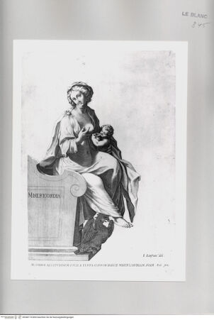 Vorderseite von unbekannt [http://creativecommons.org/publicdomain/mark/1.0/] Die TugendenTafel (5): Misericordia - , bh548174. Foto.