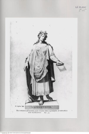 Vorderseite von unbekannt [http://creativecommons.org/publicdomain/mark/1.0/] Die TugendenTafel (7): Magnificentia - , bh548176. Foto.