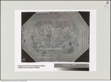 Vorderseite von Museo Casa de la Moneda [https://www.deutsche-digitale-bibliothek.de/content/lizenzen/rv-ez/] David bestraft die Brüder Rechab und Baanah wegen des Todes Isboseths - , bh550034_recto. Foto.