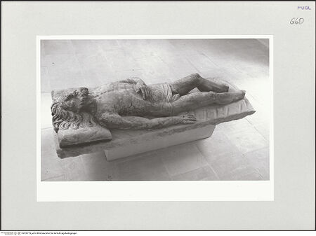 Vorderseite von Sigismondi, Roberto [https://www.deutsche-digitale-bibliothek.de/content/lizenzen/rv-fz/] Toter Christus - Gesamtansicht, bh550725_recto. Foto: Sigismondi, Roberto.