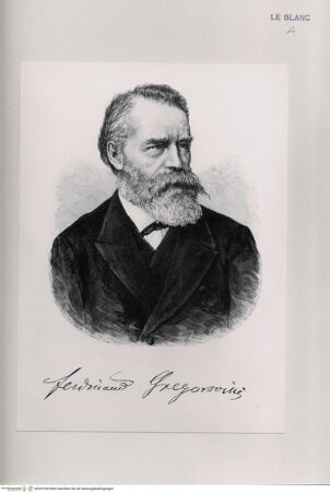 Vorderseite von  [http://creativecommons.org/publicdomain/mark/1.0/] Ferdinand Gregorovius - , bh551030. Foto.