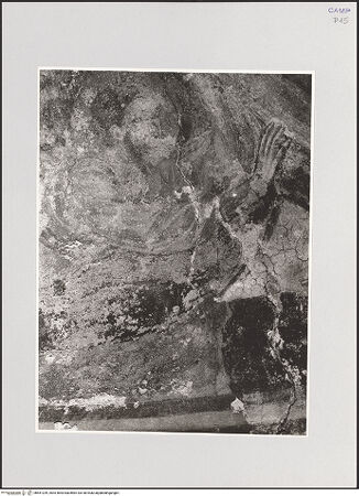 Vorderseite von unbekannt [https://www.deutsche-digitale-bibliothek.de/content/lizenzen/rv-fz/] Himmelfahrt Christi mit Maria, Aposteln und Engeln - Detail: Engel (vor der Übertragung), bh551239_recto. Foto.