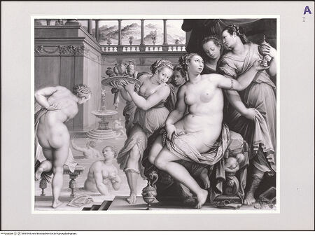 Vorderseite von Wadsworth Atheneum [https://www.deutsche-digitale-bibliothek.de/content/lizenzen/rv-ez/] Bathseba im Bade - , bh551905_recto. Foto.