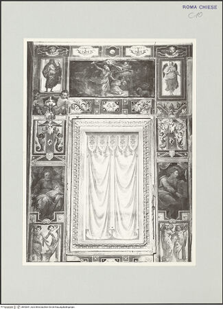 Vorderseite von Bibliotheca Hertziana [https://www.deutsche-digitale-bibliothek.de/content/lizenzen/rv-fz/] Szenen aus der Geschichte des heiligen Kreuzes und des OratoriumsFresken der Altarwand - rechter oberer Wandabschnitt, bh552651_recto. Foto.