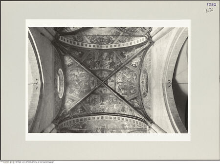 Vorderseite von Rödel [https://www.deutsche-digitale-bibliothek.de/content/lizenzen/rv-ez/] Szenen aus dem Alten TestamentDer Besuch der drei Engel bei Abraham, das Isaakopfer, Jakobs Traum, Jakob ringt mit dem Engel; Durchzug durch das Rote Meer, die Eherne Schlange, Bestrafung der Söhne des des Korach, Moses übergibt die Gesetze den Priestern - Szenen aus dem Buch Exodus, bh553441_recto. Foto: Rödel, Volker.