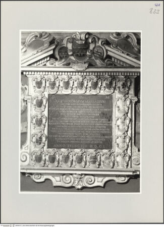 Vorderseite von Ravenna, Marco [https://www.deutsche-digitale-bibliothek.de/content/lizenzen/rv-ez/] Gedenktafel für Bartolomeo Massari - Gesamtansicht, bh555727_recto. Foto: Ravenna, Marco.