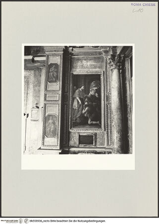 Vorderseite von Sopr. BAS ROMA [https://www.deutsche-digitale-bibliothek.de/content/lizenzen/rv-ez/] Santissima Trinità dei PellegriniCappella di San Carlo Borromeo - linke Wand, bh555936_recto. Foto.