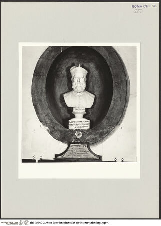 Vorderseite von Sopr. BAS ROMA [https://www.deutsche-digitale-bibliothek.de/content/lizenzen/rv-ez/] Santissima Trinità dei PellegriniCappella di San Gregorio Magno - Wölbung, bh555942-2_recto. Foto.