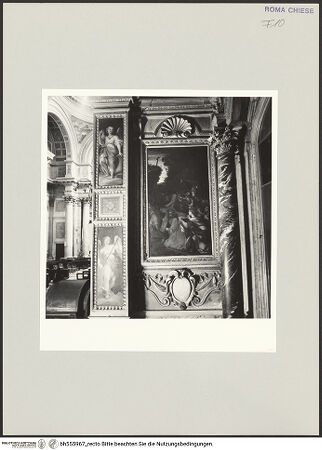 Vorderseite von Sopr. BAS ROMA [https://www.deutsche-digitale-bibliothek.de/content/lizenzen/rv-ez/] Santissima Trinità dei PellegriniCappella del Crocifisso - linke Kapellenwand, bh555967_recto. Foto.