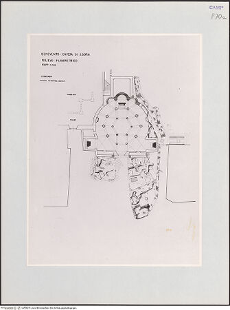 Vorderseite von ICCD [https://www.deutsche-digitale-bibliothek.de/content/lizenzen/rv-ez/] Santa Sofia - Grundriss, bh556251_recto. Foto.
