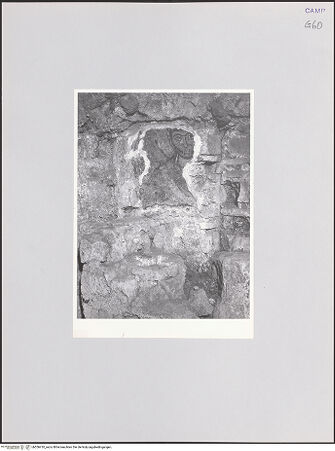 Vorderseite von Kunstgeschichtliches Institut Mainz [https://www.deutsche-digitale-bibliothek.de/content/lizenzen/rv-ez/] FreskenzyklusHeiliger - Gesamtansicht (Fragment), bh556410_recto. Foto.