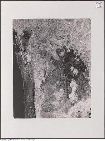 Vorderseite von unbekannt [https://www.deutsche-digitale-bibliothek.de/content/lizenzen/rv-ez/] FreskenzyklusApsis und Stirnwand (Pantokrator, Madonna und Engel) - Engel zur Linken der Madonna, bh556423_recto. Foto.