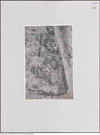 Vorderseite von unbekannt [https://www.deutsche-digitale-bibliothek.de/content/lizenzen/rv-ez/] FreskenzyklusPassionszyklus (Westwand und oberer Teil der Nordwand)Die Frauen am Grabe - Detail: Grabwächter, bh556440_recto. Foto.