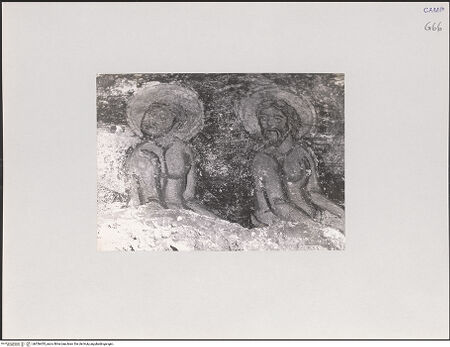 Vorderseite von unbekannt [https://www.deutsche-digitale-bibliothek.de/content/lizenzen/rv-ez/] FreskenzyklusVita-Szenen (Nordwand)Die Berufung der Apostel Petrus und Andreas - Petrus und Andreas, bh556455_recto. Foto.