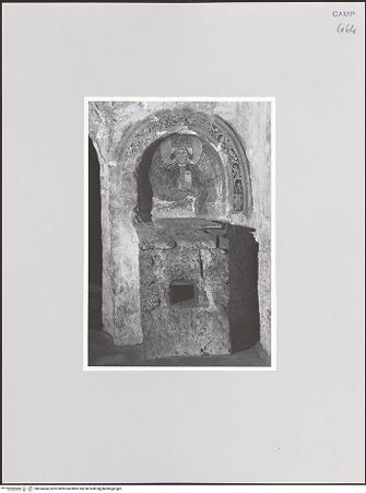 Vorderseite von Kunstgeschichtliches Institut Mainz [https://www.deutsche-digitale-bibliothek.de/content/lizenzen/rv-ez/] FreskenzyklusMaria Magdalena - Gesamtansicht der Nische, bh556468_recto. Foto.