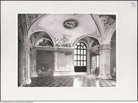 Vorderseite von Bibliotheca Hertziana [http://creativecommons.org/licenses/by-nc-sa/4.0/] Palazzo Orsini - Inneres, Atrium, bh556715_recto. Foto: Sigismondi, Roberto.