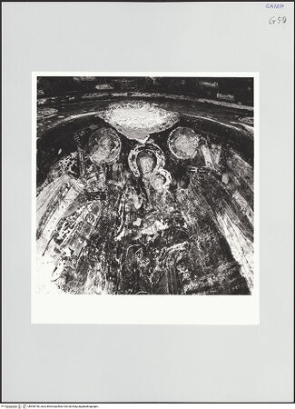 Vorderseite von Sigismondi, Roberto [http://creativecommons.org/licenses/by-nc-sa/4.0/] Zyklus der oberen KapelleMadonna zwischen den heiligen Nikolaus, Paulinus, Johannes dem Täufer und Johannes dem Evangelisten - Madonna zwischen den heiligen Nikolaus und Paulinus von Nola (nach der Restaurierung), bh556748_recto. Foto: Sigismondi, Roberto.