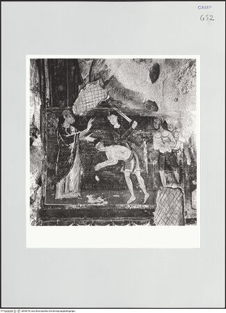 Vorderseite von Sigismondi, Roberto [http://creativecommons.org/licenses/by-nc-sa/4.0/] Zyklus der oberen KapelleHeiliger Nikolaus verhindert die Enthauptung dreier unschuldiger Soldaten - Gesamtansicht (nach der Restaurierung), bh556749_recto. Foto: Sigismondi, Roberto.