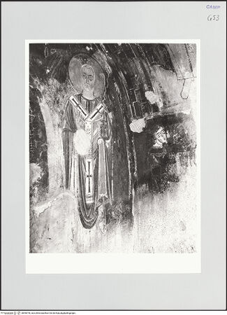 Vorderseite von Sigismondi, Roberto [http://creativecommons.org/licenses/by-nc-sa/4.0/] Zyklus der oberen KapelleHeilige Caesarius und Nikolaus - Heiliger Nikolaus (nach der Restaurierung), bh556750_recto. Foto: Sigismondi, Roberto.