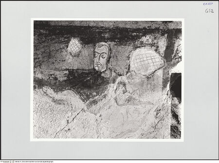 Vorderseite von Sigismondi, Roberto [http://creativecommons.org/licenses/by-nc-sa/4.0/] Zyklus der oberen KapelleHeiliger Nikolaus von Myra und zwei Stifter (Stifterbild) - Heiliger Nikolaus (nach der Restaurierung), bh556751_recto. Foto: Sigismondi, Roberto.