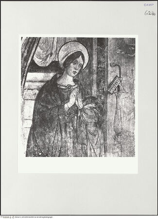 Vorderseite von Sigismondi, Roberto [http://creativecommons.org/licenses/by-nc-sa/4.0/] Verkündigung - Detail: Maria, bh556757_recto. Foto: Sigismondi, Roberto.