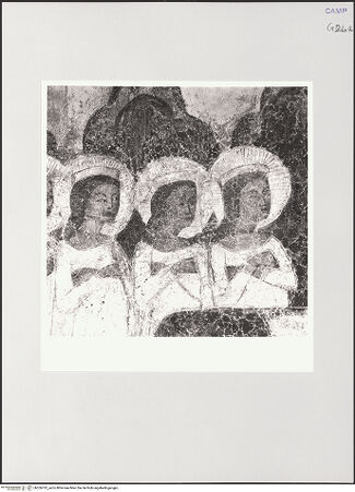 Vorderseite von Sigismondi, Roberto [http://creativecommons.org/licenses/by-nc-sa/4.0/] Szenen aus dem Leben der heiligen KlaraDie heilige Klara auf dem Sterbebett - Detail, bh556762_recto. Foto: Sigismondi, Roberto.